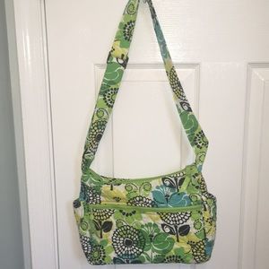 Vera Bradley crossbody bag/ purse in Lime’s Up